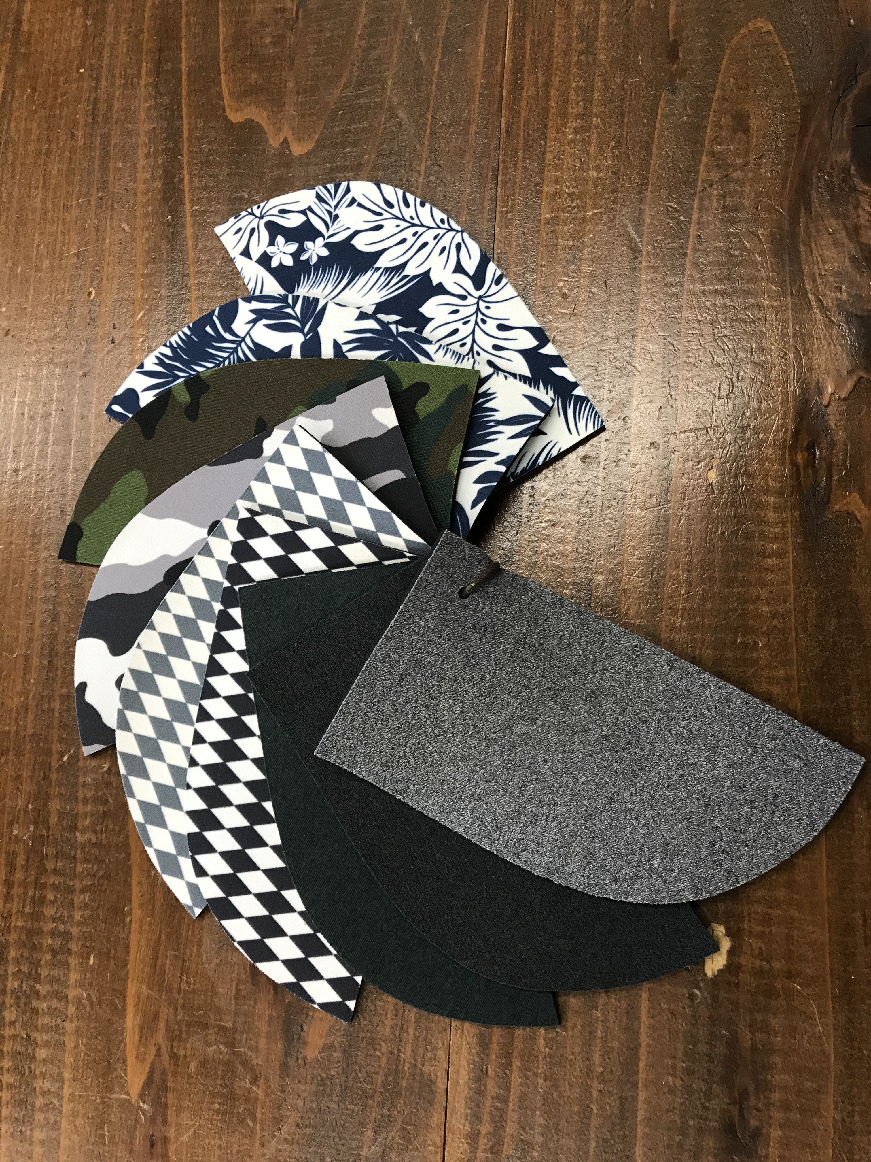 柄物の生地の伸縮性に関して