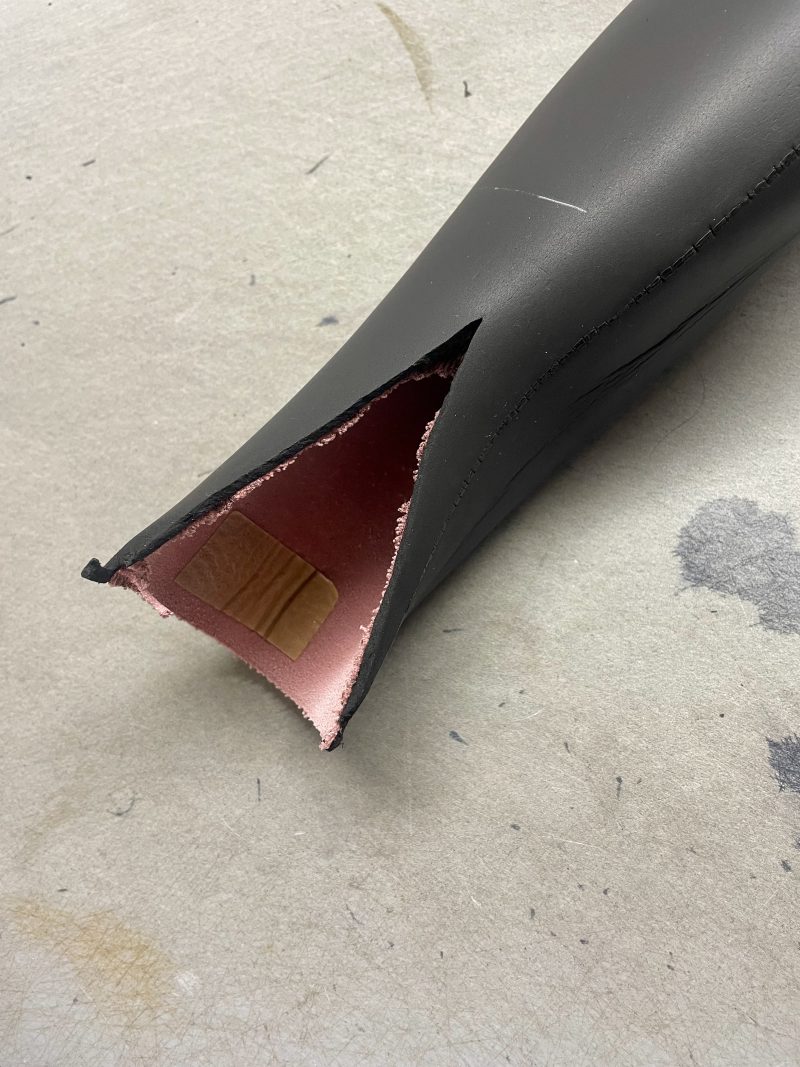 袖先が破れた場合の修理方法