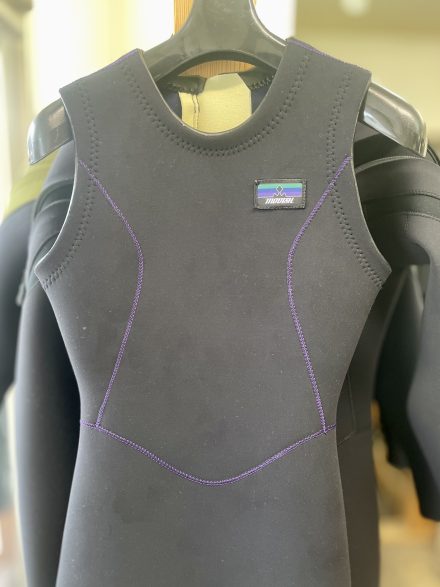 男女ペアルックのロングジョン